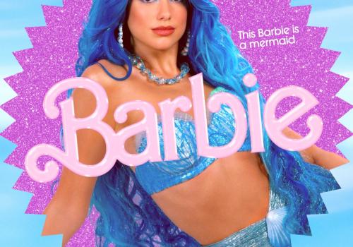 Poster oficial de Dua Lipa como Barbie