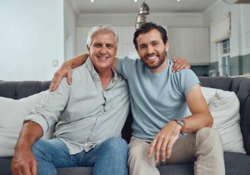 Padre con su hijo