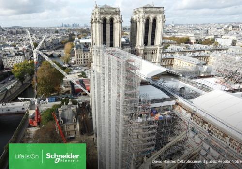 Remodelación Catedral de Notre Dame con Schneider Electric