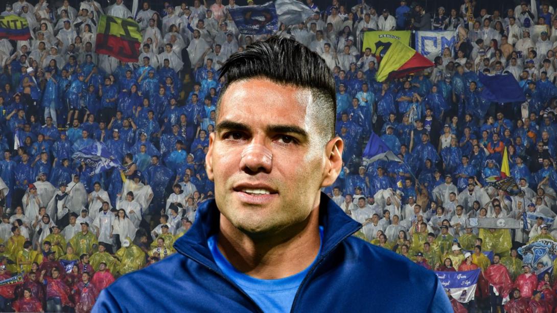 Foto de Falcao con fondo de millonarios