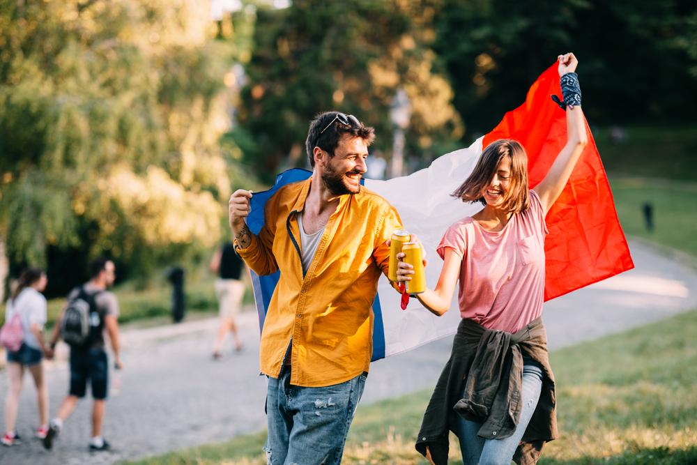 Foto de franceses caminando